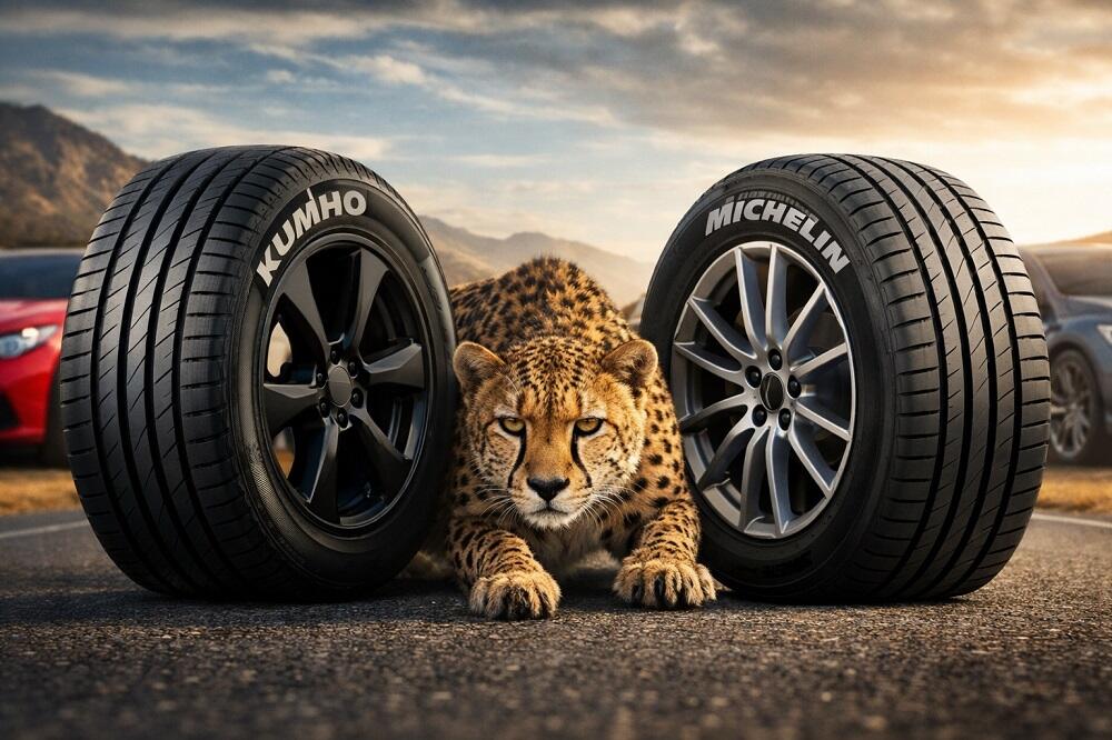 مقایسه کامل لاستیک کومهو و میشلن | مزایا، معایب و بهترین مدل‌ها برای خودروهای شهری، SUV و اسپرت