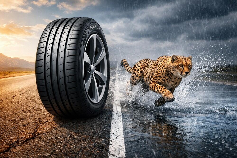 بررسی عملکرد لاستیک نکسن در جاده خیس و خشک | تست چسبندگی و ترمزگیری